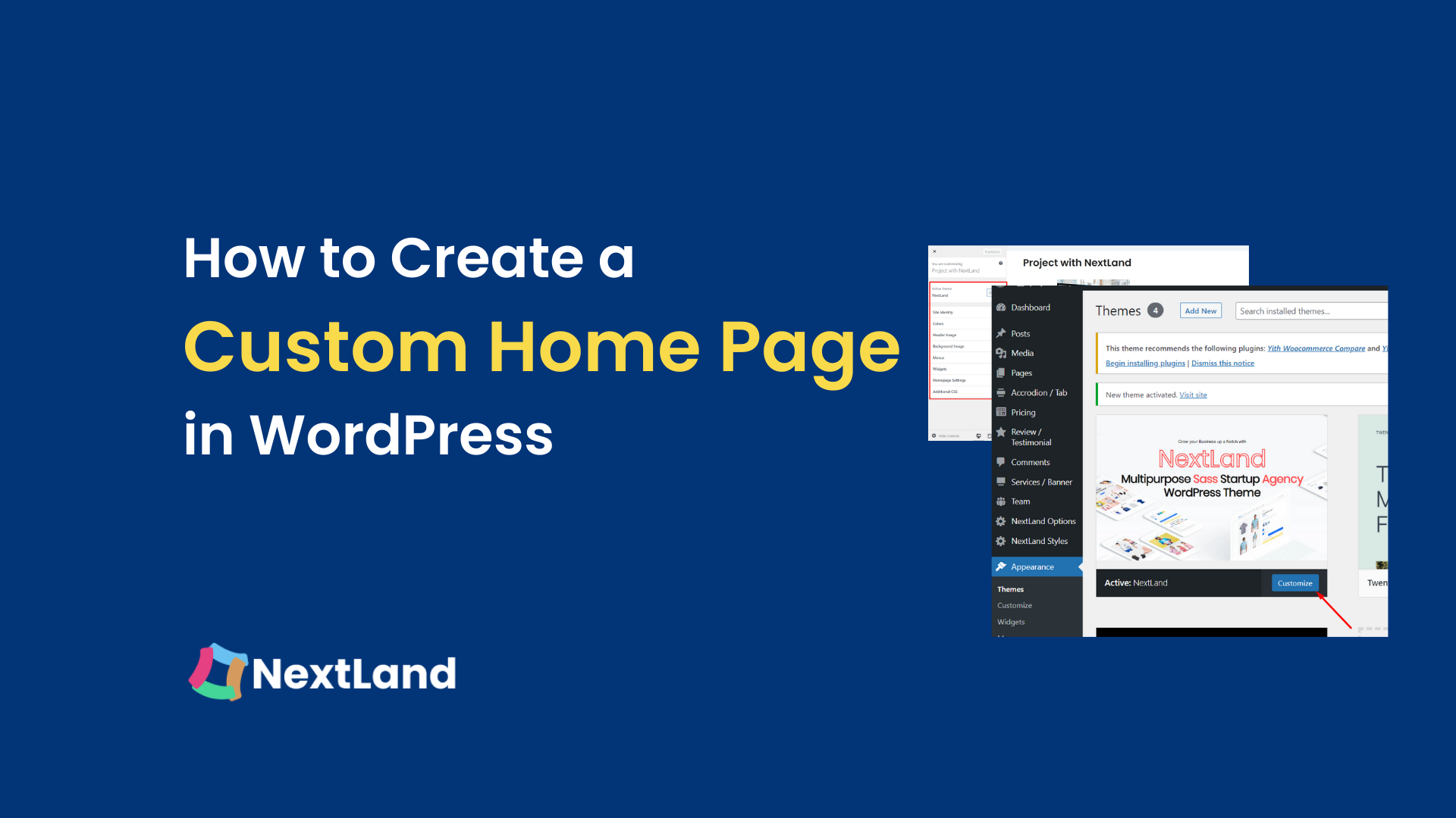 How To Create A Custom Home Page In WordPress