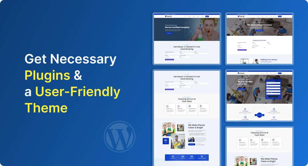 get necessary plugins and user friendly themes