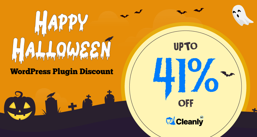 Cleanly Plugin WordPress Halloween offer 2024 uppated