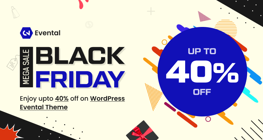 black friday lifetime deals event management wordpress theme