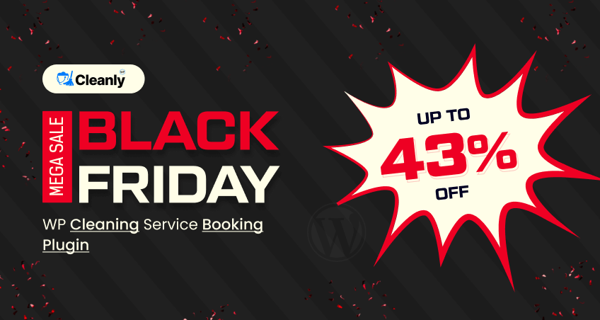 plugin deals black friday cleaning booking plugin