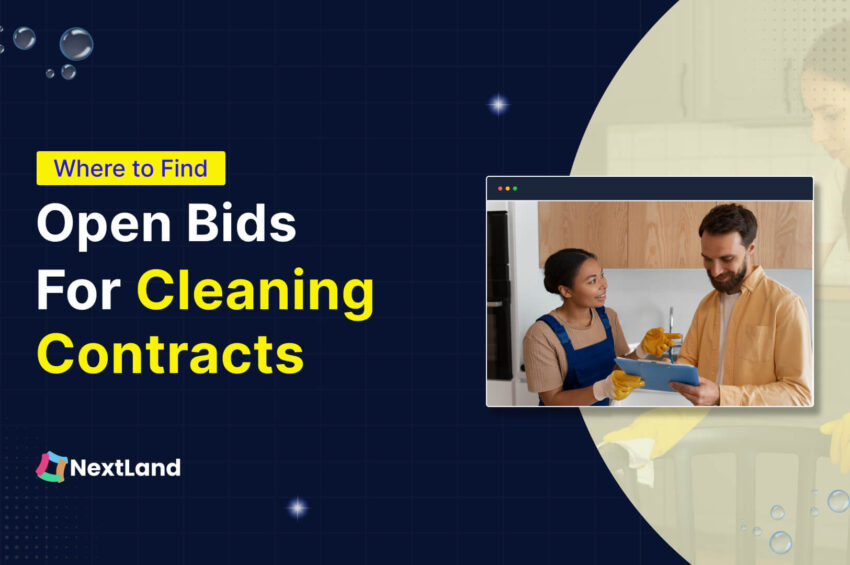 Where to Find Open Bids for Cleaning Contracts